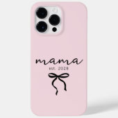 Custom Mama Pink Phone Cover Gift for New Moms (Rückseite)