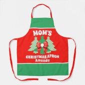 Custom Mama Weihnachtsgeschenk Schürze (Vorderseite)