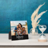 Custom Mami Established Modern Script Photo Fotoplatte (InSitu)