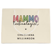 Custom Mammo Technologe Mammographie Tech Große Geschenktüte (Vorderseite)