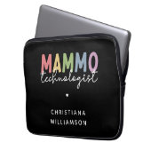 Custom Mammo Technologe Mammographie Tech Laptopschutzhülle (Vorderseite Links)