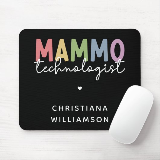 Custom Mammo Technologe Mammographie Tech Mousepad (Mit Mouse)