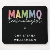 Custom Mammo Technologe Mammographie Tech Mousepad (Vorne)