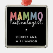 Custom Mammo Technologe Mammographie Tech Ornament Aus Metall (Vorne)