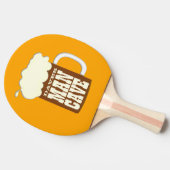 Custom Man Cave Tischtennis Schläger (Seitenansicht)