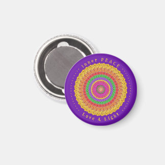 Custom Mandala Ball crochet style - Magnet