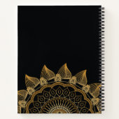 Custom Mandala Journal Notizblock (Rückseite)