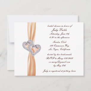 Custom Mandarine Herd Bridal Dusche Einladung