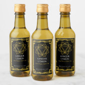 Custom Manipura Solar Plexus Chakra Essential Oil  Weinetikett (Flaschen)