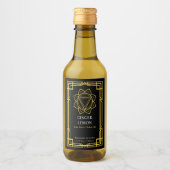 Custom Manipura Solar Plexus Chakra Essential Oil  Weinetikett (Vorderseite)