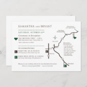 Custom Map Design - Für Samantha Begleitkarte (Vorne/Hinten)