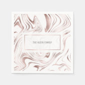 Custom Marble Napkin Serviette (Vorderseite)