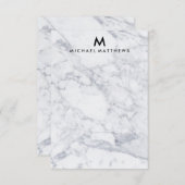 CUSTOM MARBLE STATIONERY MITTEILUNGSKARTE (Vorne/Hinten)
