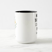 Custom March Birth Flower - Personalized Name Tasse (Zentrum)