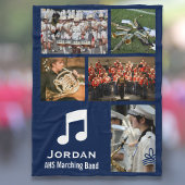 Custom Marching Band oder Orchester 5 FotoCollage Fleecedecke