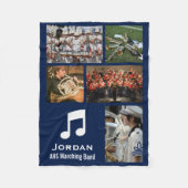 Custom Marching Band oder Orchester 5 FotoCollage Fleecedecke (Vorderseite)