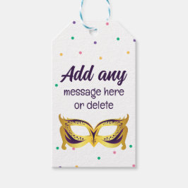 CUSTOM Mardi Gras Themenparty Spaß Festliche Perle Geschenkanhänger