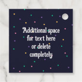 CUSTOM Mardi Gras Themenparty Spaß Festliche Perle Geschenkanhänger (Rückseite)