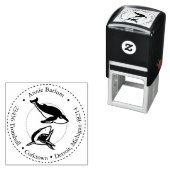 Custom Marine Life Personalisiert Address Briefmar Permastempel (Beispiel)