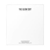 CUSTOM MARKANTED NOTEPAD NOTIZBLOCK (Vorderseite)