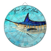 Custom Marlin Dart Board Dartscheibe (vorne)