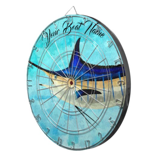 Custom Marlin Dart Board Dartscheibe (Vorderseite rechts)