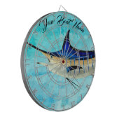 Custom Marlin Dart Board Dartscheibe (Vorderseite Links)