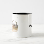 Custom Marmot Eichhörnchen Zwei-Tone-Kaffee-Tasse Zweifarbige Tasse (Mittel)