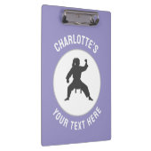 Custom martial arate karate Taekwondo kämpfen Klemmbrett (Rechts)