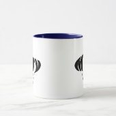 Custom "Mary" Best Mama and Friend, Black and Whit Tasse (Zentrum)