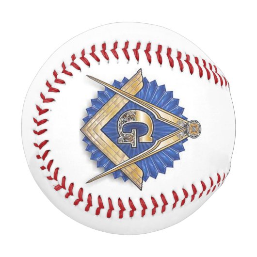 Custom Masonic Baseball (Vorderseite Links)