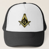 Custom Masonic Hats | Personalisierte Freimaurerge Truckerkappe (Vorderseite)