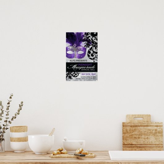 Custom - Masquerade Ball Poster (Küche)