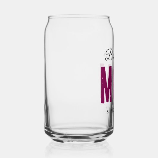 Custom Massage Best Ever Mom – Personalized Gift Dosenglas (Rechts)