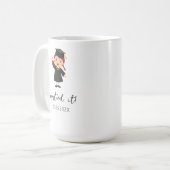 Custom Master's Degree Abschluss für sie mit Nam Kaffeetasse (Vorderseite Links)