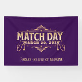 Custom Match Tag 2026 Medizinische Residency Banner (Horizontal)