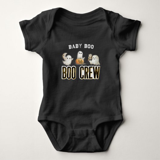 Custom Matchin Baby Boo Crew Halloween Baby Strampler (Vorderseite)