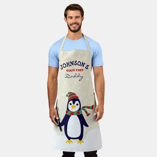 Custom Matching Family Weihnachten Schürze (Getragen)