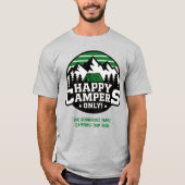 Custom Matching Happy Campers T-Shirt (Vorderseite)