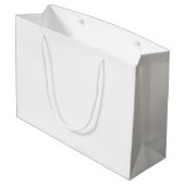 Custom MATTE Geschenktasche LARGE 12.5" x 9" Große Geschenktüte (Rückseite Schrägansicht)
