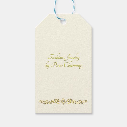 Custom Matte Juwelry Hanging Display Cards Geschen Geschenkanhänger (Vorderseite)