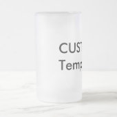 Custom Mattiert Bierglas 16oz Stein Tasse (Mittel)