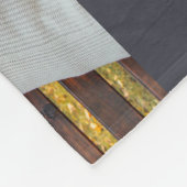 Custom Mauerwerk Collage - Grau 12 Foto Fleecedecke (Ecke)