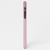 Custom Mauve Taupe Dusty Rose Blush Pink gefärbt iPhone Hülle (Linke Seite)