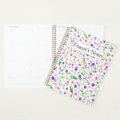 Custom Maximalist Watercolor Floral Planner Planer (Anzeige)