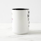Custom May Birth Flower - Personalized Name Tasse (Zentrum)