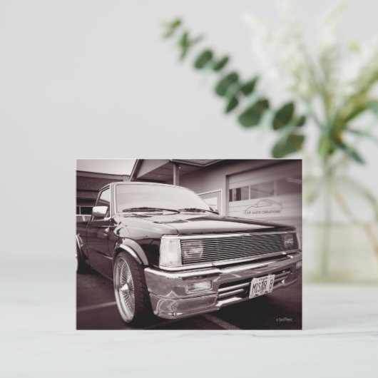 Custom Mazda Lieferwagen Postkarte (Stehend Vorderseite)