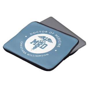 Custom MD Doctor of Medicine Doctor Graduation Laptopschutzhülle