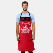 Custom Meat Lover Schürze, Funny GRILLEN Grill Koc Schürze (Getragen)