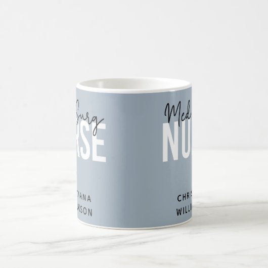 Custom Med Surg Nurse | Medizinisch-chirurgische K Kaffeetasse (Mittel)